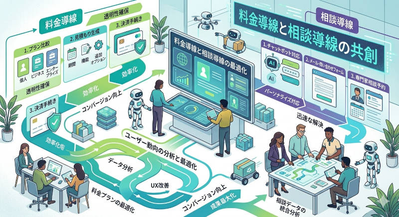料金導線と相談導線