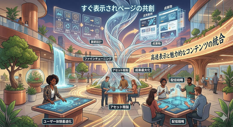 すぐ表示されるホームページ