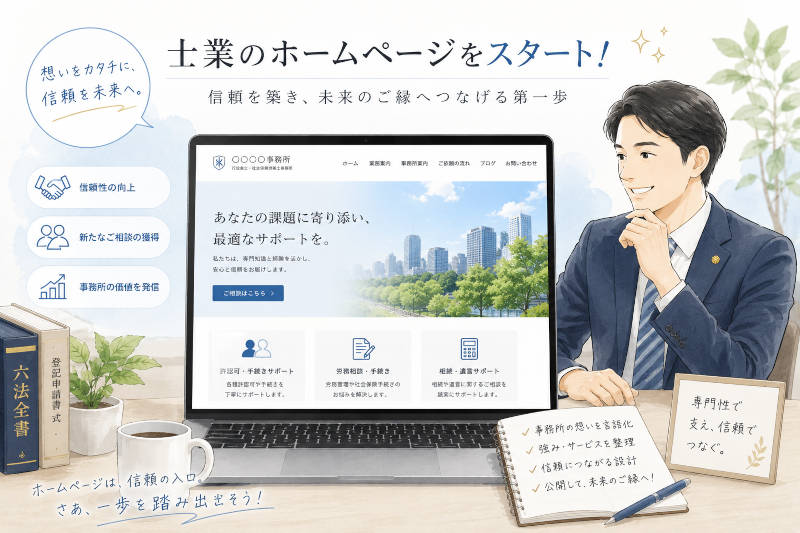 ホームページを持つ前に知っておきたい「土台」の話。士業のための基本設定5つのポイント