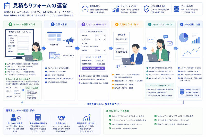 見積りフォームで「離脱」を防ぐユーザー導線の作り方