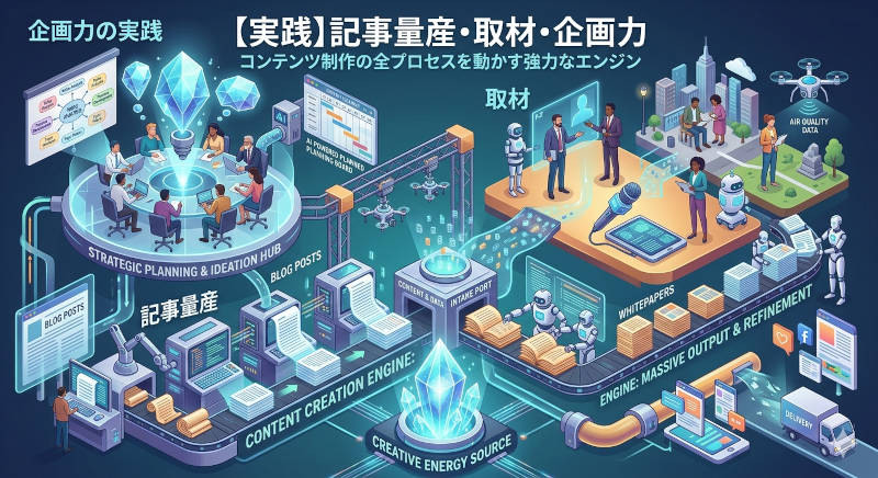 記事量産・取材・企画力の実践