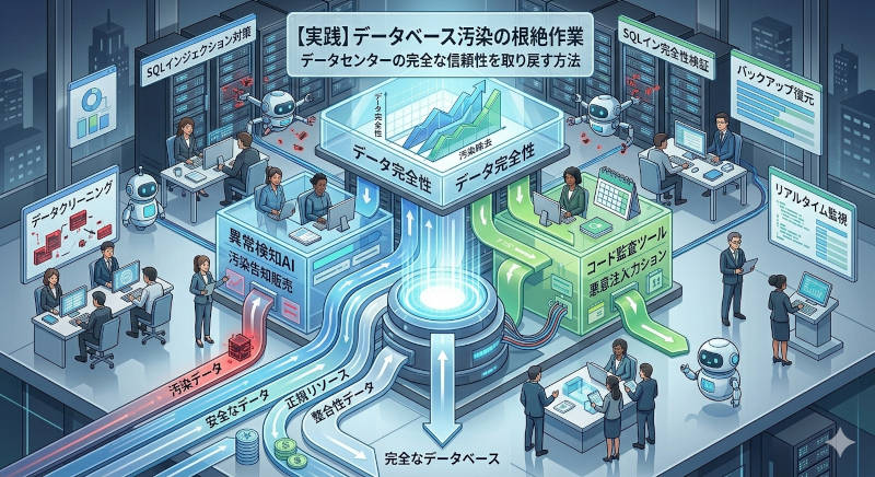 データベースの汚染を根絶する作業