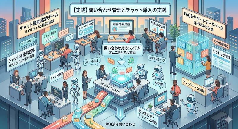 問い合わせ管理とチャット導入の実践