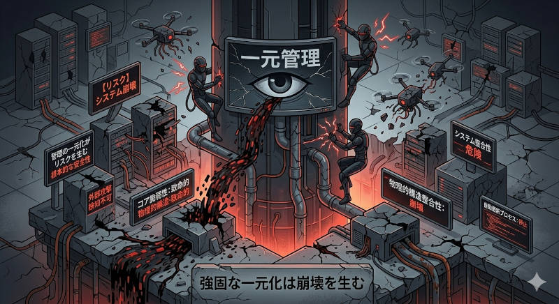 管理の"一元化"が生むリスク