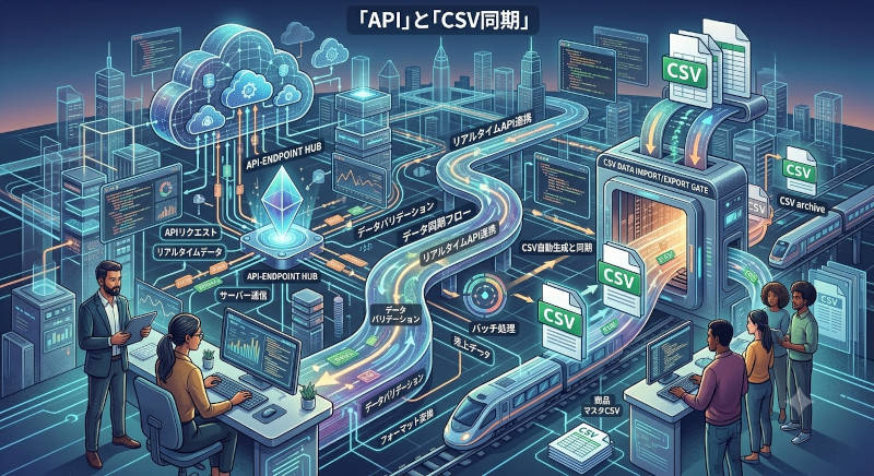 「API」と「CSV同期」の違い